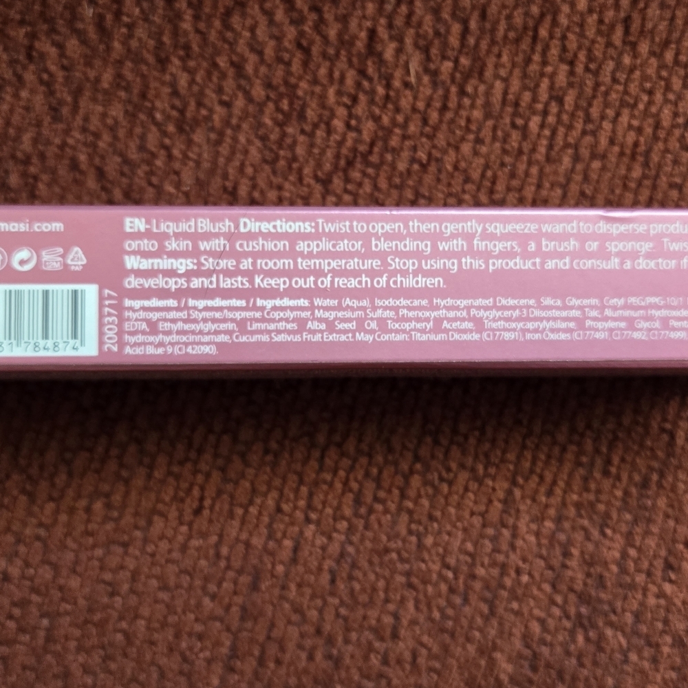 New Farmasi Midnight Touch Liquid Blush Fame 0.41 Fl Oz - Picture 2 of 4